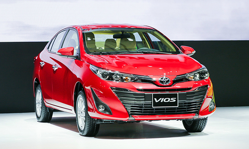 Chi Tiết Toyota Vios 15E CVT Màu Đỏ 2021  Giá Xe Lăn Bánh Kèm Khuyến Mãi  Lớn  YouTube